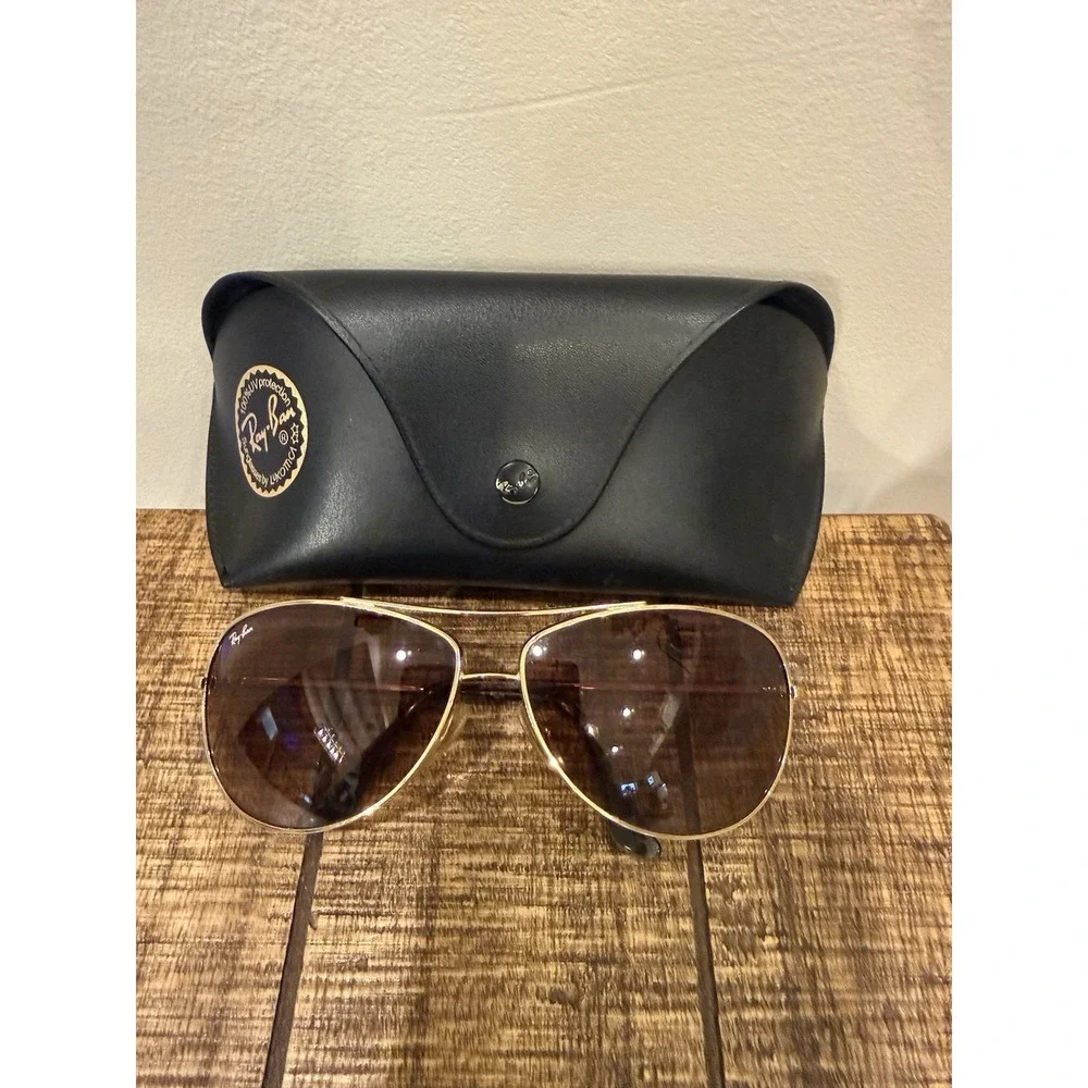 Ray Ban RB3293 001/13 63/13 GOLD W/ BROWN GRADIENT LENS